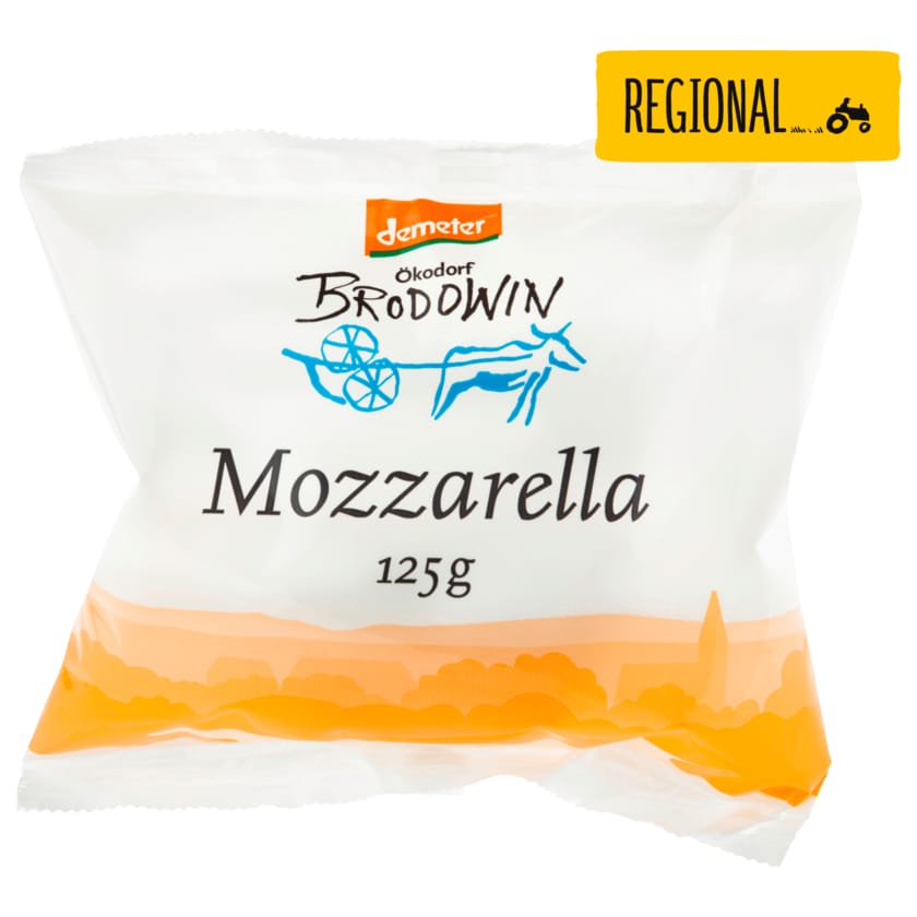 Ökodorf Brodowin Bio Demeter Mozzarella 125g